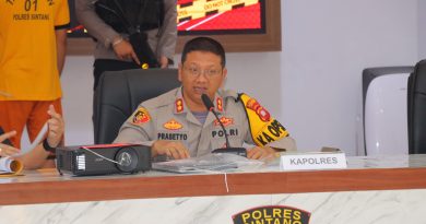 Polres Sintang Merelease Sejumlah Pengungkapan Kasus Tindak Pidana Pencurian di Wilayah Hukum Polres Sintang