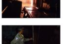 Polsek Dramaga Cek Lokasi TKP Adanya Kebakaran Dapur Rumah Warga Di Dramaga, Bogor