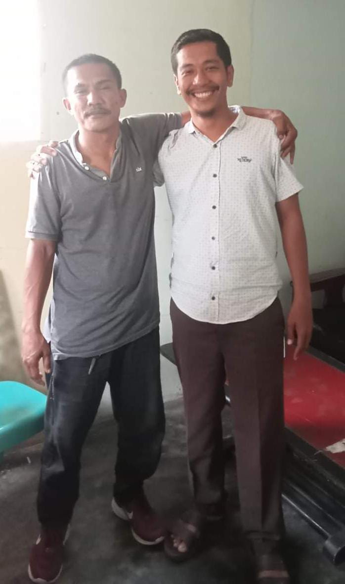 Taviv Ahmad Suryadi Sigalinging SPd bersama Imransyah Putra Hutagalung SPd